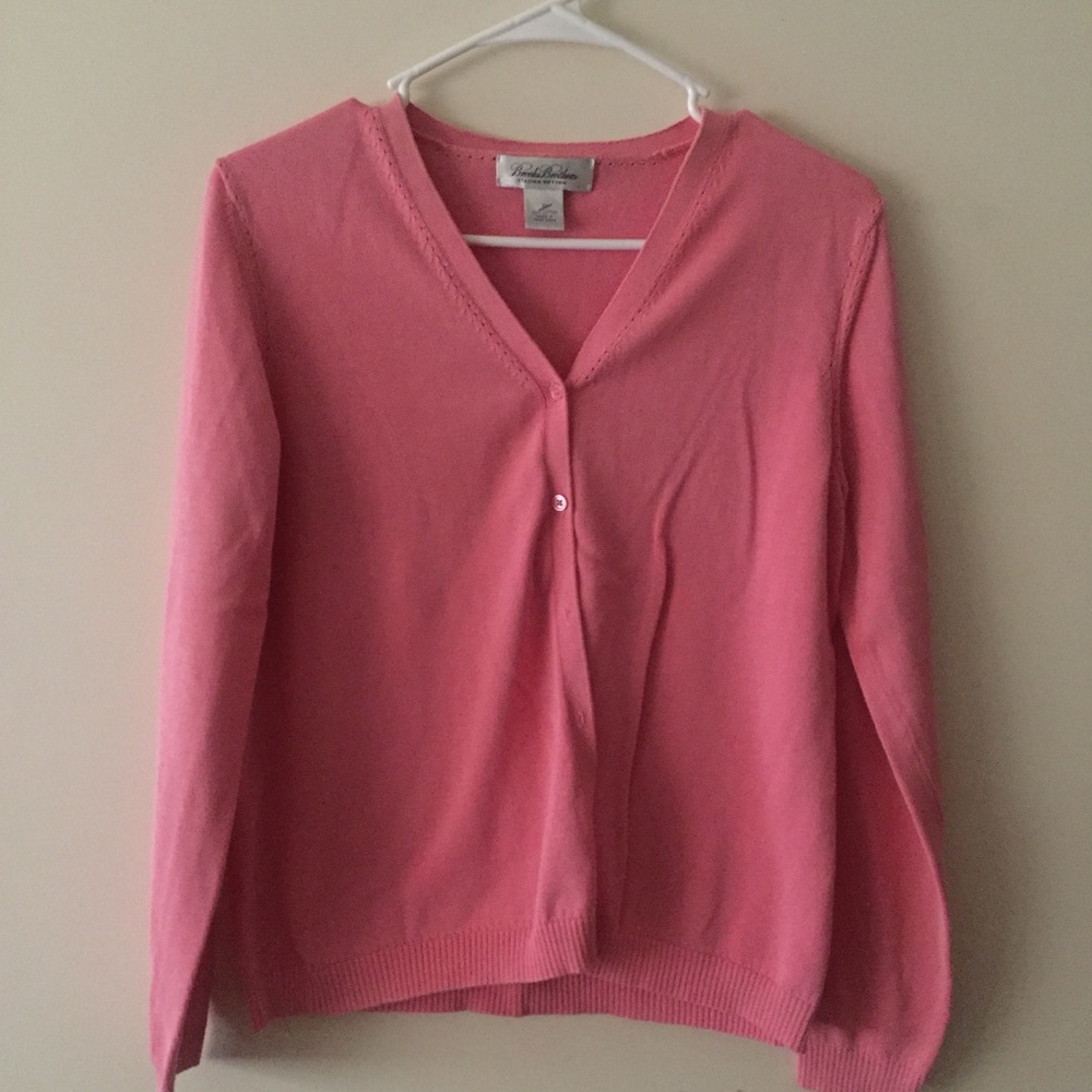 brooks brothers 100% cotton cardigan